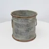 Vaso per piante in zinco rotondo Anteprima dell’immagine prodotto 6
