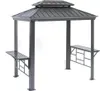 Sojag Aluminium Pavillon Messina BBQ 6x8 en métal Pavillon Voir les images du produit 12