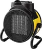 A close-up, studio shot of a portable ceramic fan heater. Produktbild-Vorschau