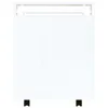 Carrello da ufficio vidaXL, bianco lucido, 60x45x60 cm, Anteprima dell’immagine prodotto 9