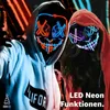 LED Purge Maske blau/rot mix - Kostümmaske steuerbar für Produktbild-Vorschau 4