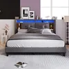 okwish Bett 160x200 cm – Bett mit Stauraum – Polsterbett, Produktbild-Vorschau 3