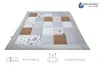 Krabbeldecke für Baby Spielmatte 100% Baumwolle Produktbild-Vorschau 6