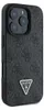 A black iPhone case with a textured surface and a Guess logo. Podgląd zdjęcia produktu