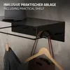 ML-Design Wandgarderobe mit Hakenleiste, Kleiderstange & Produktbild-Vorschau 4