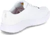 A white Skechers work shoe is shown from a side-rear angle on a white background. Produktbild-Vorschau