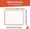 Schamotteplatte 400x300x25mm Produktbild-Vorschau 2