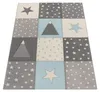 Kinderteppich Teppich Kinderzimmer Pastell Kariert Punkte Produktbild-Vorschau 4