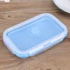 800 ml silikonowy składany przenośny pojemnik na lunch Podgląd zdjęcia produktu 1
