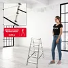 KADAX Drabina Aluminiowa Składana 5 Stopniowa Domowa mocna Podgląd zdjęcia produktu 6