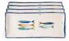 Teller, mediterran mit Sardinen-Motiv | Maritime Produktbild-Vorschau 1