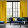 Vorhang MADLEN senfgelb gelb 140x300 cm Kräuselband Produktbild-Vorschau 8
