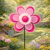 Decorazioni da giardino – Rosa e rosa chiaro – Mulino a Anteprima dell’immagine prodotto 2