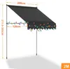 Tenda da sole a pinza Aopunly con LED 200x120cm Tenda da Anteprima dell’immagine prodotto 2