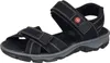 Rieker Damen Echtleder Sandalette schwarz, Damen:38 EU Produktbild-Vorschau 7