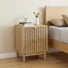 Szafka nocna w stylu mid-century, dąb, z 2 szufladami Podgląd zdjęcia produktu 1