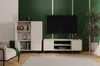 Mobile RTV Focus cashmere 135 cm - gambe nere Anteprima dell’immagine prodotto 3