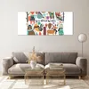 Bilder auf glas - Winter Baum Wald Tiere - 120x50cm - Produktbild-Vorschau 7