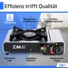 ZMC Edelstahl Campingkocher 1 Flammig Outdoor Gaskocher Produktbild-Vorschau 5