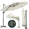 Parasol de jardin Ikodm 3 m beige, parasol à pied déporté Voir les images du produit 15