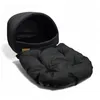 A black dog bed with a removable cushion, shown on a white background. Podgląd zdjęcia produktu