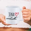 Huuraa Kaffeetasse Jena verliebt 330ml Weiß Keramik Produktbild-Vorschau 3