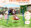 SucceBuy A-Frame Swing Set, 440lbs Kapazität, 40“ Produktbild-Vorschau 2