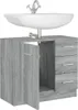 vidaXL Umyvadlová skříňka Grey Sonoma 63x30x54 cm Dřevěný Náhled obrázku produktu 7