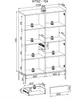 BETTSO Moderne Vitrine mit Schublade SENTINO 104 mit Produktbild-Vorschau 7