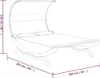 The Living Store Loungebett mit Dach 165x203x126 cm Bugholz Produktbild-Vorschau 6