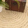 TT Home Wohnzimmer Teppich Jute Rund Modern Boho Ethno Produktbild-Vorschau 3