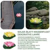 2er Set Solar Teichlampe Seerose, schwimmende LED Solar Produktbild-Vorschau 5