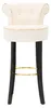 FURNLUX Stołek barowy Luxurious Beige 46cm / Kolor główny: Podgląd zdjęcia produktu 2