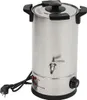 A stainless steel wax melter with a black lid and handles, a spigot, and a control dial. Podgląd zdjęcia produktu