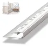 Dalsys Fliesenschiene Eckprofil 200cm x 8mm Edelstahl Produktbild-Vorschau 1