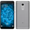 A product image showing a phone case on a white background, with a phone inside the case on the left and the back of the phone case on the right. Produktbild-Vorschau