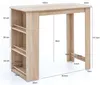 FineBuy Bartisch Sonoma 120 x 60 cm Stehtisch Holz Produktbild-Vorschau 3