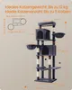 A detailed diagram and image of a multi-level cat tree with dimensions and specifications. Produktbild-Vorschau