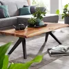 FineBuy Couchtisch Akazie Massivholz 115 cm rechteckig · Produktbild-Vorschau 1