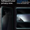 A promotional image showcasing a phone screen protector with text highlighting its privacy features. Podgląd zdjęcia produktu