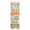 The Living Store Wandgarderobe mit 6 Haken 120 x 40 cm Produktbild-Vorschau 2