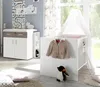 Babyzimmerset Sienna 7tlg weiß matt nelson eiche Produktbild-Vorschau 2
