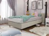 MIRJAN24 Boxspringbett Lux Gold für Wandpaneel, Einzelbett Produktbild-Vorschau 1