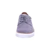 A front view of a gray men's casual shoe. Produktbild-Vorschau