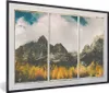 MuchoWow® MuchoWow® Gerahmtes Poster Aussicht - Baum - Berg Produktbild-Vorschau 1