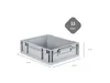 Eurobox NextGen Grip | HxBxT 12x30x40cm | 11 Liter | Griffe Produktbild-Vorschau 3