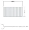 DEOS Grillrost aus Edelstahl 65 × 33 cm Produktbild-Vorschau 5