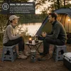 2 Klapphocker Klappstuhl Camping Hocker faltbar klappbar Produktbild-Vorschau 8