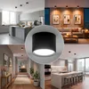 LUMILED Aufbauleuchte Tuba GX53 LED Spot Rund Schwarz Produktbild-Vorschau 17