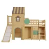 Hochbett 90x200 cm mit Rutsche & Kleiderschrank Kinderbett Produktbild-Vorschau 18